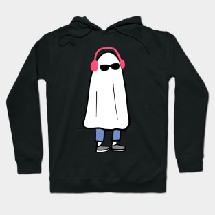 Funny Ghost with glasses Hoodie